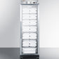 Summit PureTherm 24" Wide Full-Sized Glass Door Blanket Warmer with Stainless Steel Cabinet