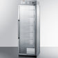 Summit PureTherm 24" Wide Full-Sized Glass Door Blanket Warmer with Stainless Steel Cabinet