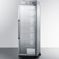 Summit PureTherm 24" Wide Full-Sized Glass Door Blanket Warmer with Stainless Steel Cabinet