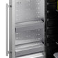 Summit Shallow Depth 24" Wide Built-In All-Refrigerator With Slide-Out Storage Compartment