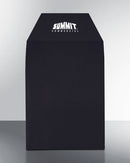 Summit Shallow Depth 24" Wide Outdoor Built-In All-Refrigerator With Slide-Out Storage Compartment 