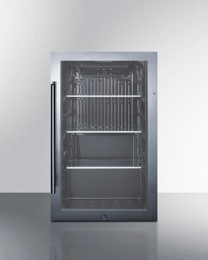 Summit Shallow Depth Indoor/Outdoor Beverage Cooler, ADA Compliant
