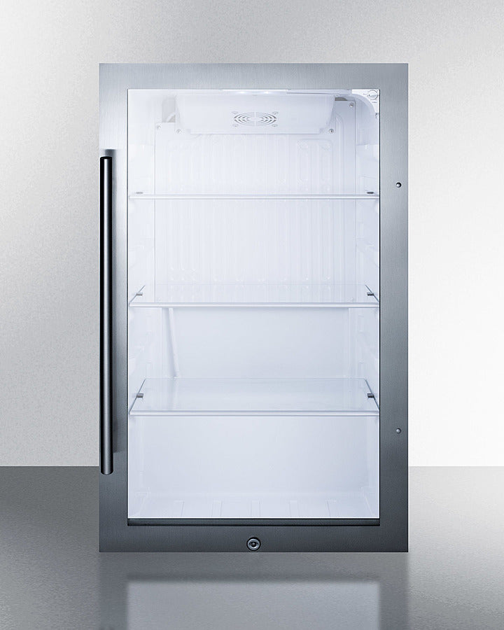 Summit Shallow Depth Indoor/Outdoor Beverage Cooler, ADA Compliant