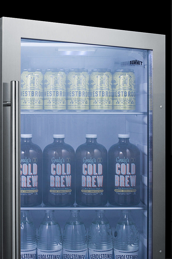 Summit Shallow Depth Indoor/Outdoor Beverage Cooler, ADA Compliant