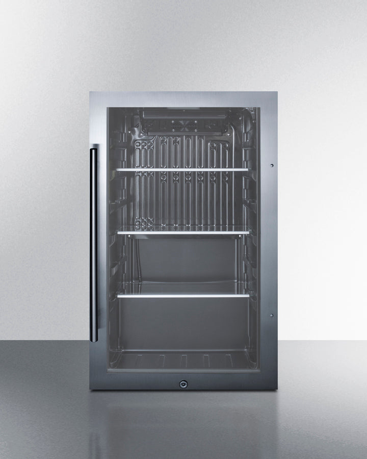 Summit Shallow Depth Indoor/Outdoor Beverage Cooler