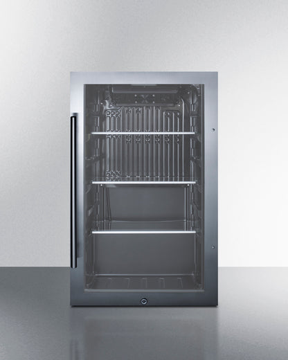 Summit Shallow Depth Indoor/Outdoor Beverage Cooler