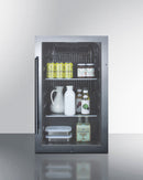 Summit Shallow Depth Indoor/Outdoor Beverage Cooler
