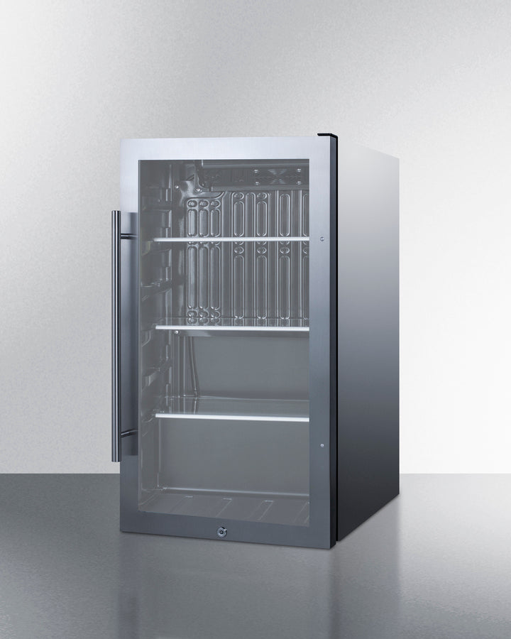 Summit Shallow Depth Indoor/Outdoor Beverage Cooler