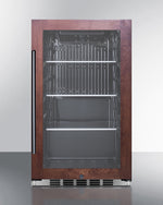 Summit Shallow Depth Indoor/Outdoor Beverage Cooler