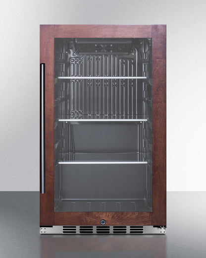 Summit Shallow Depth Indoor/Outdoor Beverage Cooler