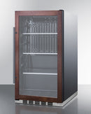 Summit Shallow Depth Indoor/Outdoor Beverage Cooler
