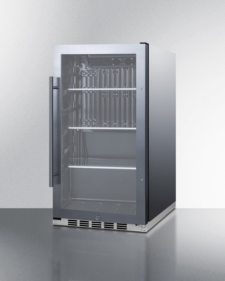 Summit Shallow Depth Indoor/Outdoor Beverage Cooler
