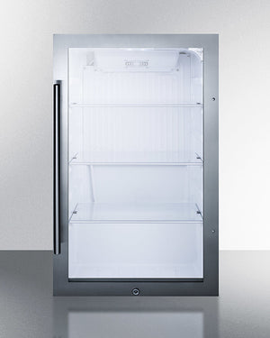 Summit Shallow Depth Indoor/Outdoor Beverage Cooler