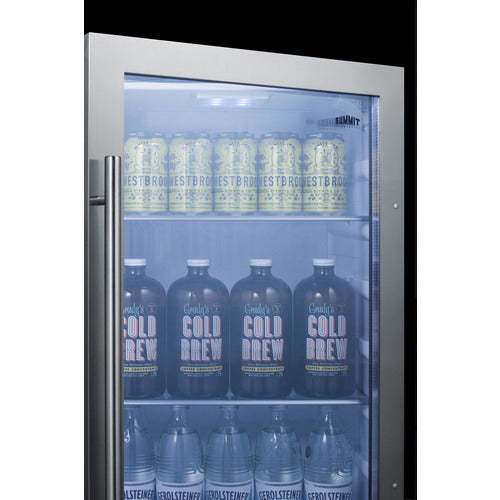Summit Shallow Depth Indoor/Outdoor Beverage Cooler 