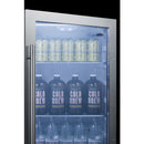 Summit Shallow Depth Indoor/Outdoor Beverage Cooler 