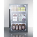 Summit Shallow Depth Indoor/Outdoor Beverage Cooler 
