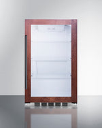 Summit Shallow Depth Indoor/Outdoor Beverage Cooler