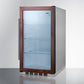 Summit Shallow Depth Indoor/Outdoor Beverage Cooler