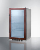 Summit Shallow Depth Indoor/Outdoor Beverage Cooler