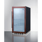 Summit Shallow Depth Indoor/Outdoor Beverage Cooler 