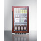 Summit Shallow Depth Indoor/Outdoor Beverage Cooler 