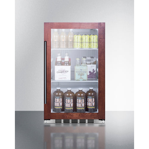 Summit Shallow Depth Indoor/Outdoor Beverage Cooler 
