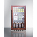 Summit Shallow Depth Indoor/Outdoor Beverage Cooler 