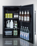 Summit Shallow Depth Outdoor Built-In All-Refrigerator, ADA Compliant 