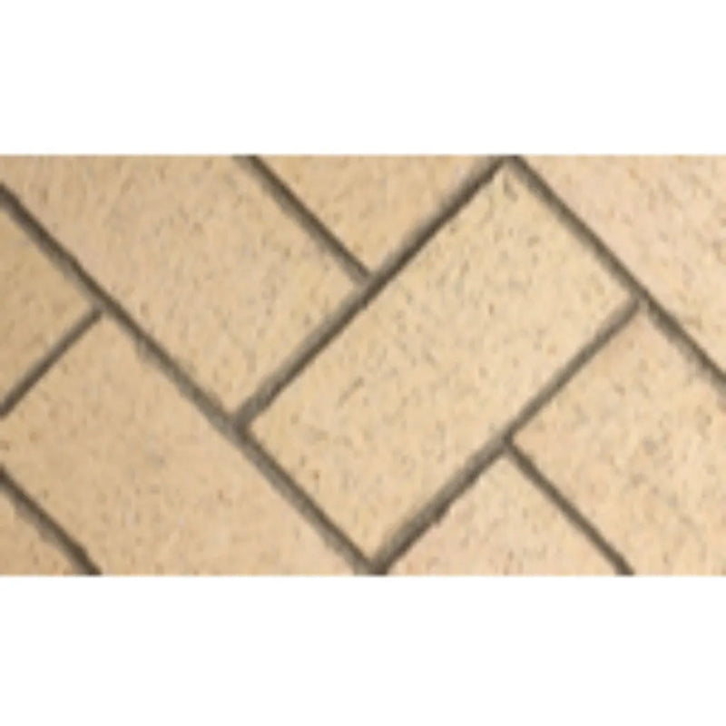 Superior 42" Mosaic Masonry Brick Liners-Ivory Full Herringbone - MOSAIC42M3-F0348-F0346