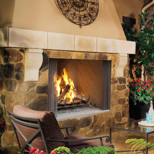 Superior Fireplaces 36" Outdoor Wood Burning Fireplace - WRE4536