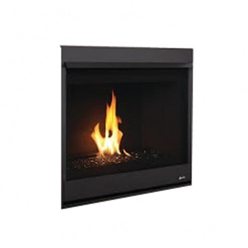 Superior Fireplaces Superior 45" Contemporary Direct Vent Gas Fireplace, Top or Rear Vent-Electronic Ignition-Natural Gas DRC2045DEN