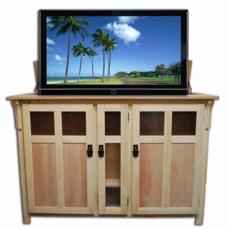 Touchstone Home Products Bungalow Unfinished TV Lift Cabinet for 60 inch Flat screen TVs - 70162 - PrimeFair