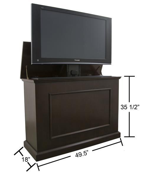 Touchstone Home Products Elevate Espresso TV Lift Cabinet for 50 Inch Flat screen TVs - 72008 - PrimeFair