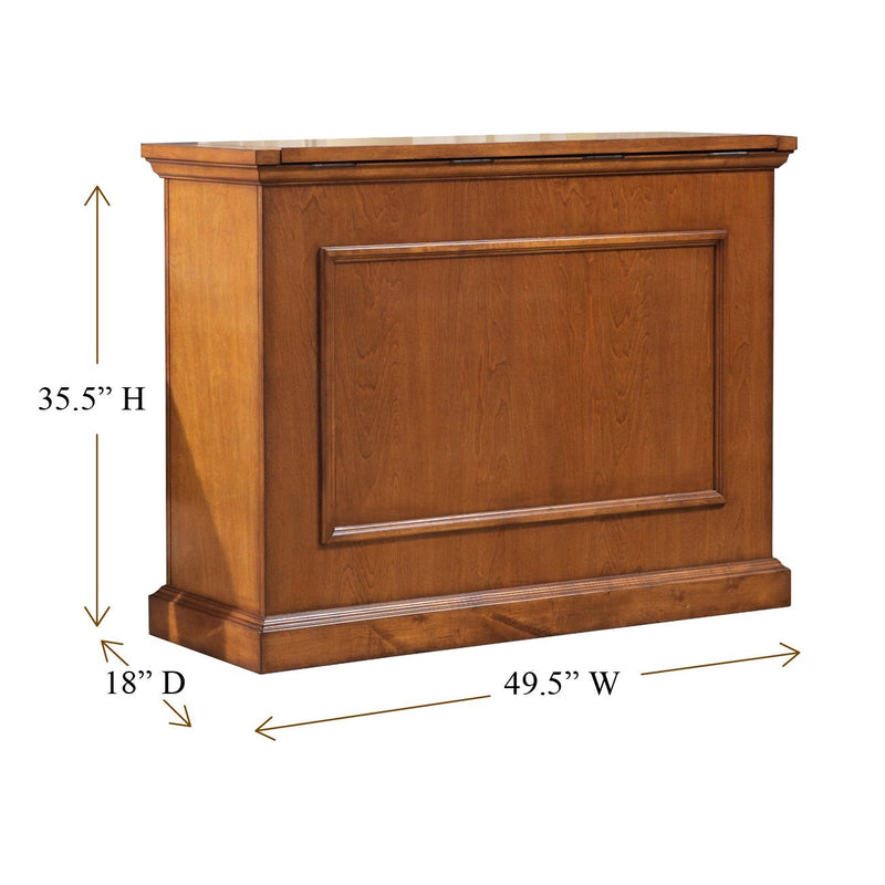 Touchstone Home Products Elevate Honey Oak TV Lift Cabinet for 50 Inch Flat screen TVs - 72009 - PrimeFair