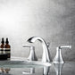 Vinnova Abbie Two-Handle 8-Inch Widespread Bathroom Faucet Polished Chrome Finish with Basin