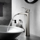 Ciara Single-Lever Vessel Bathroom Faucet Brushed Nickel Finish