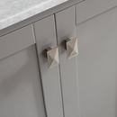 Vinnova Gela 60" Double Vanity with Carrara White Marble Countertop - Close View