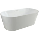 Vinnova Lumina Soaking Bathtub White Finish