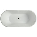 Vinnova Lumina Soaking Bathtub White Finish