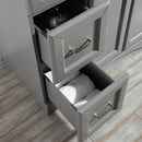 Vinnova Naples 72" Vanity Set in Grey Drawer View