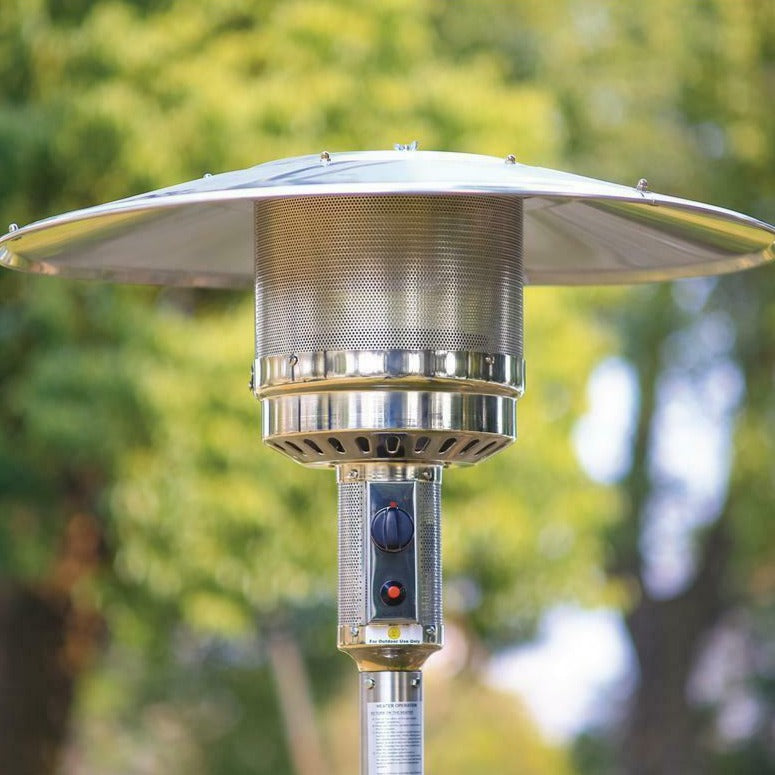 Premium Outdoor Patio Heater Propane Gas Fire Pit Space Heater 48000BTU - Morealis