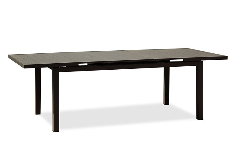 Whiteline Mod -    Black Alum Outdoor Extendable Dining Table DT1567 - PrimeFair