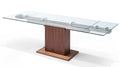 Whiteline Mod - Pilastro Extendable Dining Table DT1275 - PrimeFair