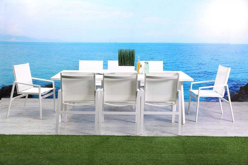 Whiteline Mod - Rio Outdoor Dining Table – Rectangle DT1593 - PrimeFair