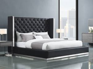 Whiteline Modern Living Abrazo King Bed BK1356P