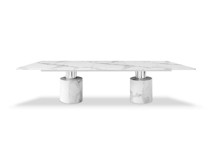 Whiteline Mods - Geneva Dining Table DT1640 - PrimeFair