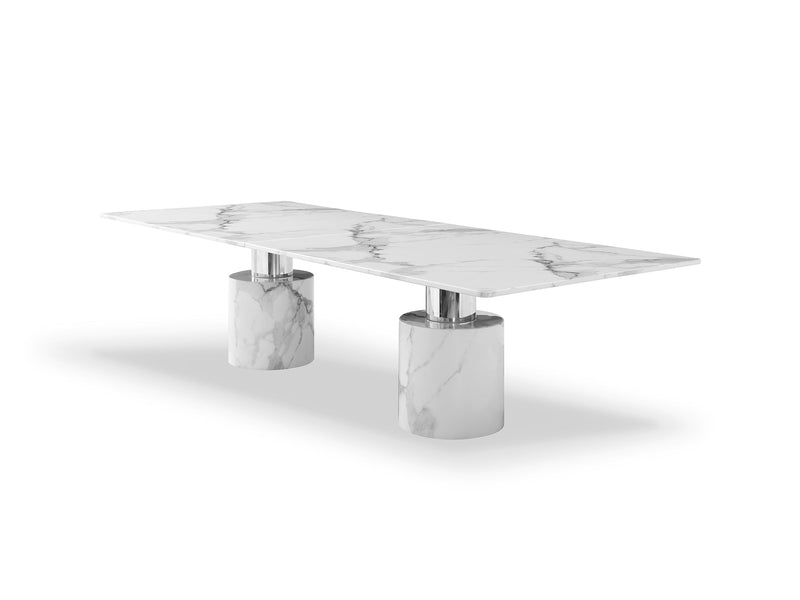 Whiteline Mods - Geneva Dining Table DT1640 - PrimeFair
