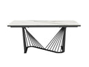 Whiteline Mods -  Roma Extendable Dining Table DT1633E - PrimeFair