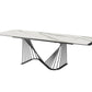 Whiteline Mods -  Roma Extendable Dining Table DT1633E - PrimeFair